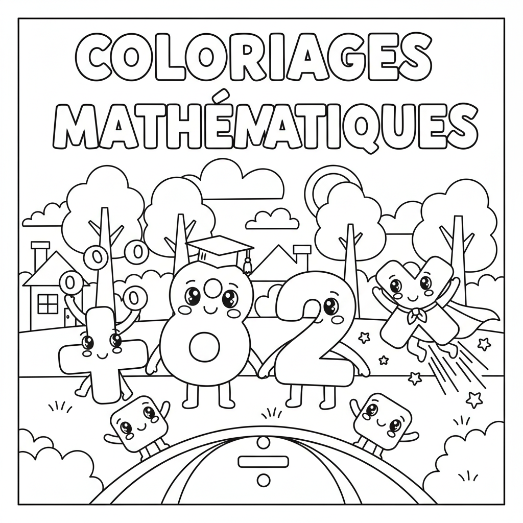 Coloriage coloriages mathématiques 4