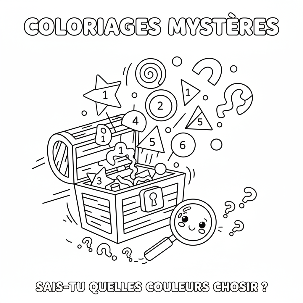 Coloriage coloriages mysteres 5