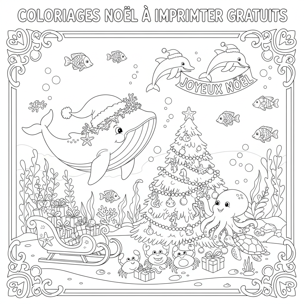 Coloriage coloriages noel a imprimer gratuits 2