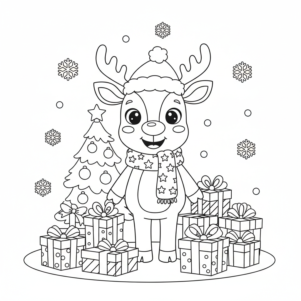 Coloriage coloriages noel disney 1