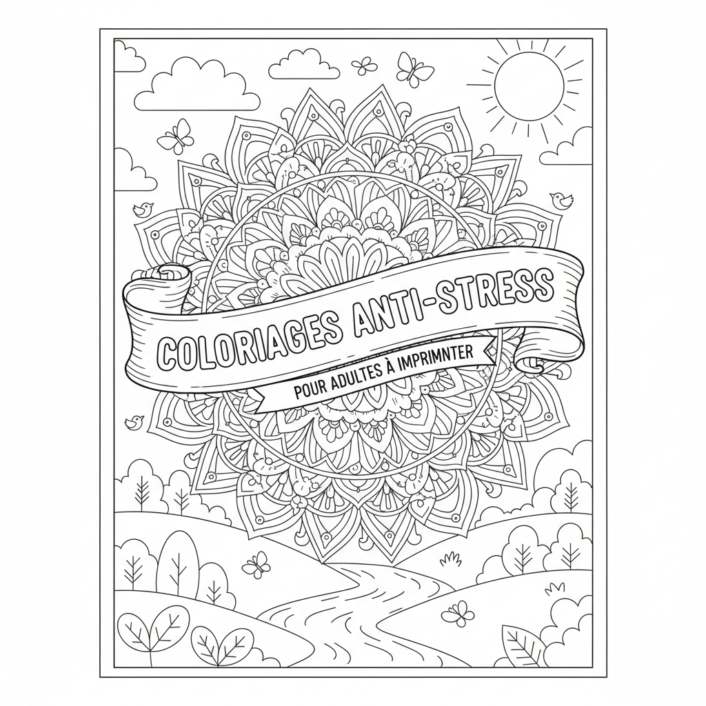 Coloriage coloriages pour adultes à imprimer 3