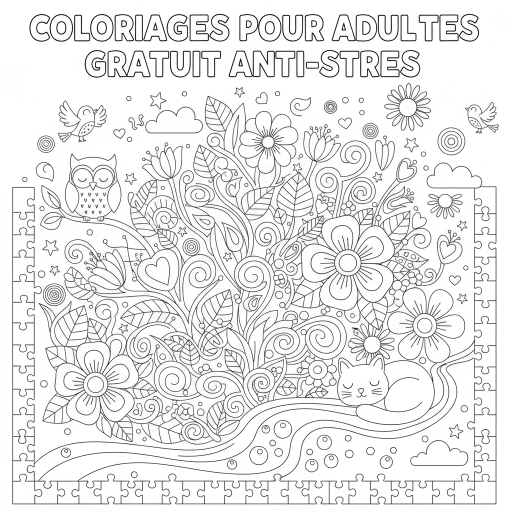 Coloriage coloriages pour adultes gratuit 2
