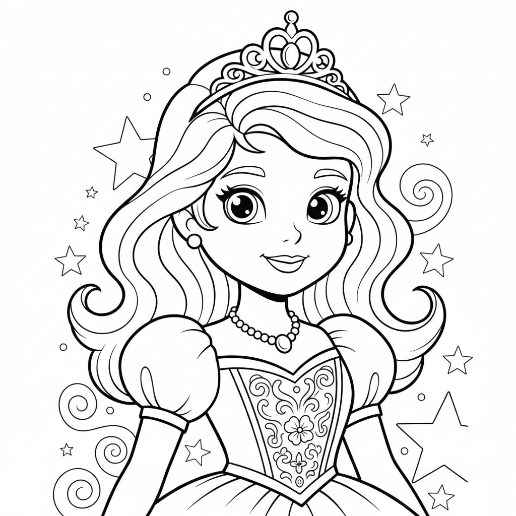 Coloriage coloriages princesse disney 4