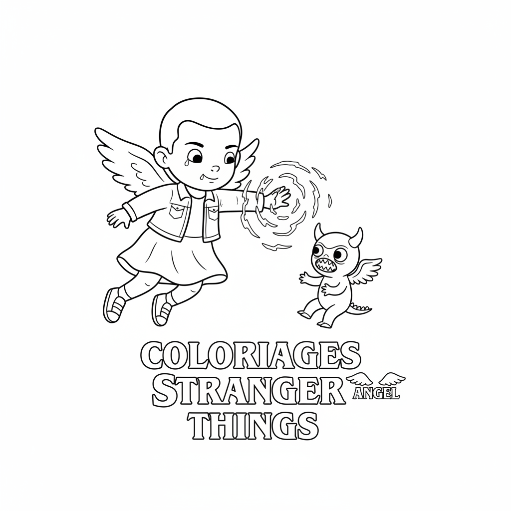 Coloriage coloriages stranger things 5