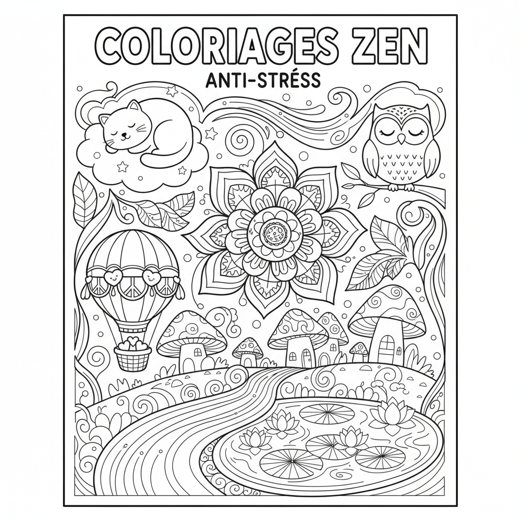 Coloriage coloriages zen 2