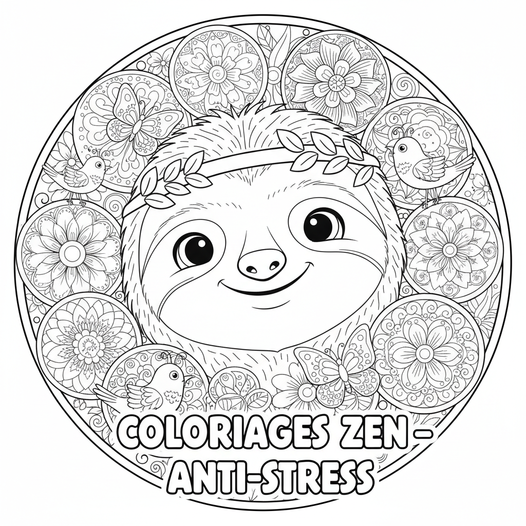 Coloriage coloriages zen 4