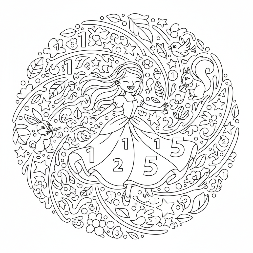 Coloriage couleur coloriage mystere disney 5