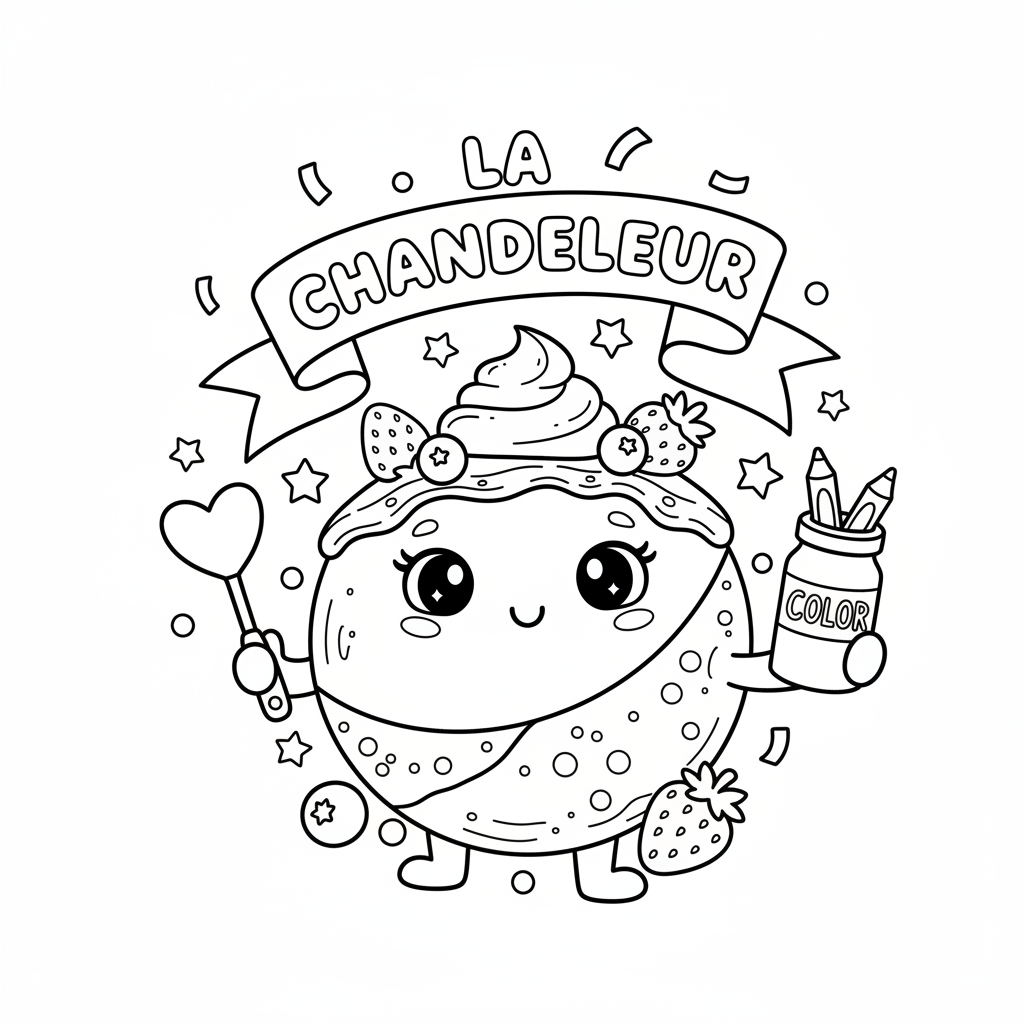 Coloriage crepe coloriage 4