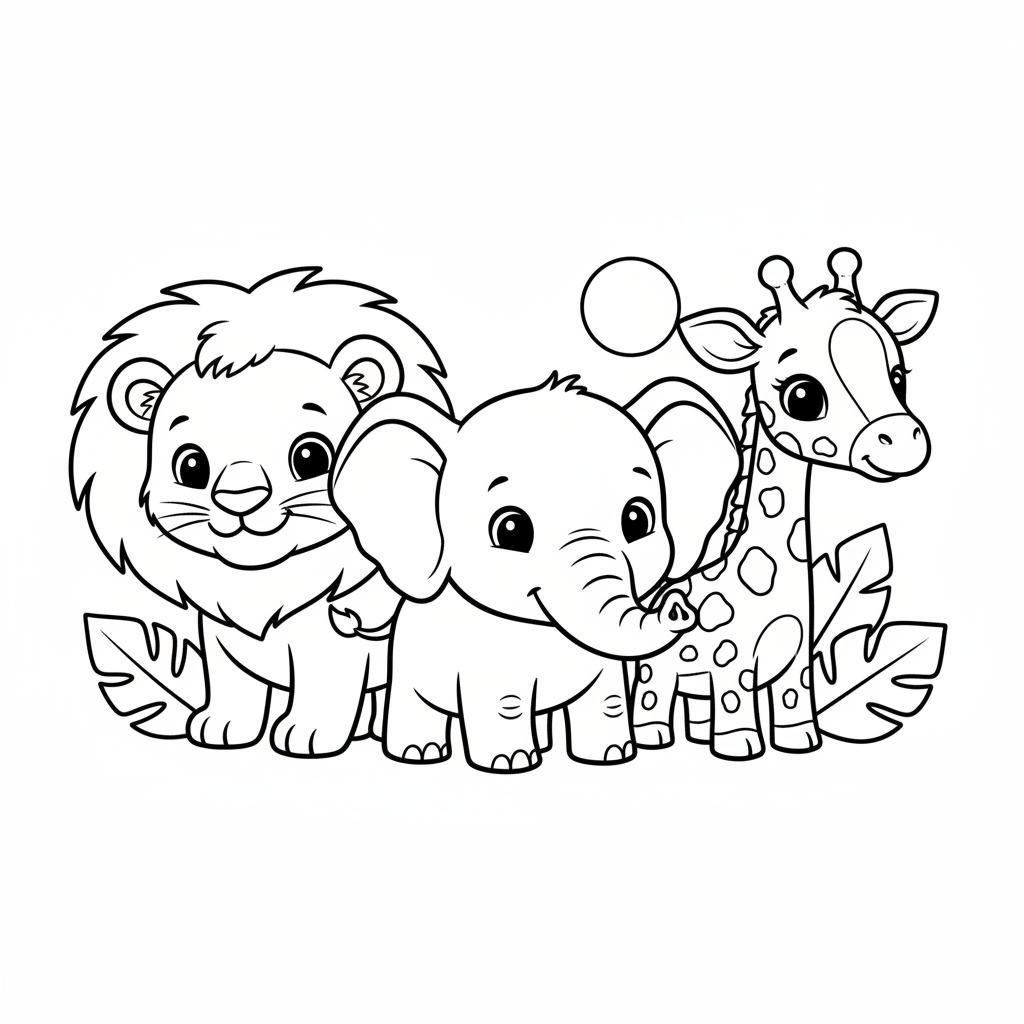 Coloriage dessin animaux coloriage 4