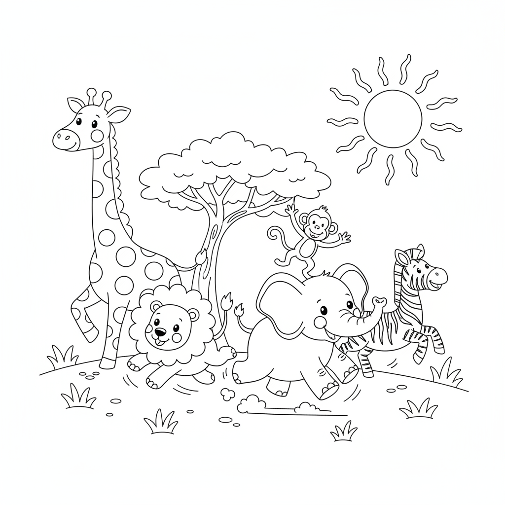 Coloriage dessin animaux coloriage 5