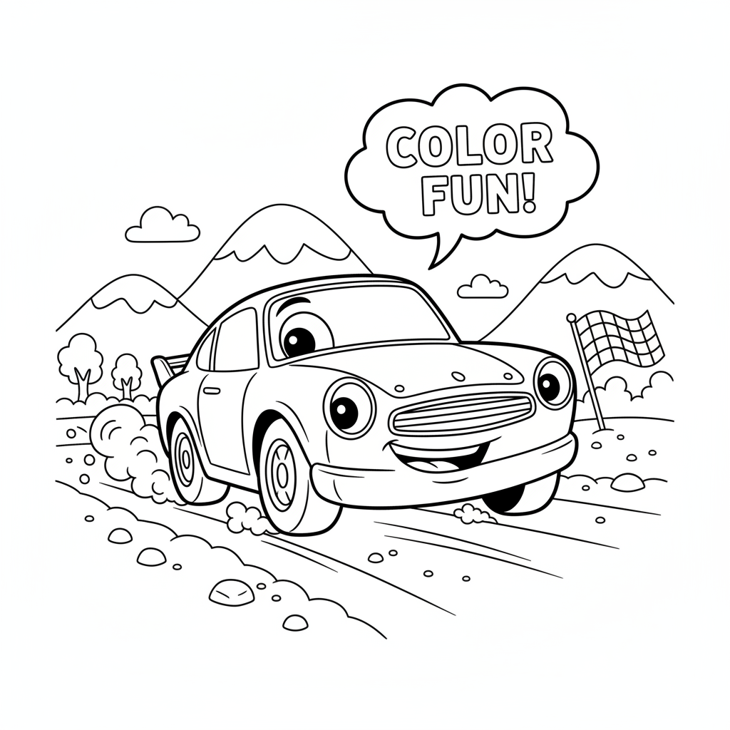 Coloriage dessin cars coloriage 2