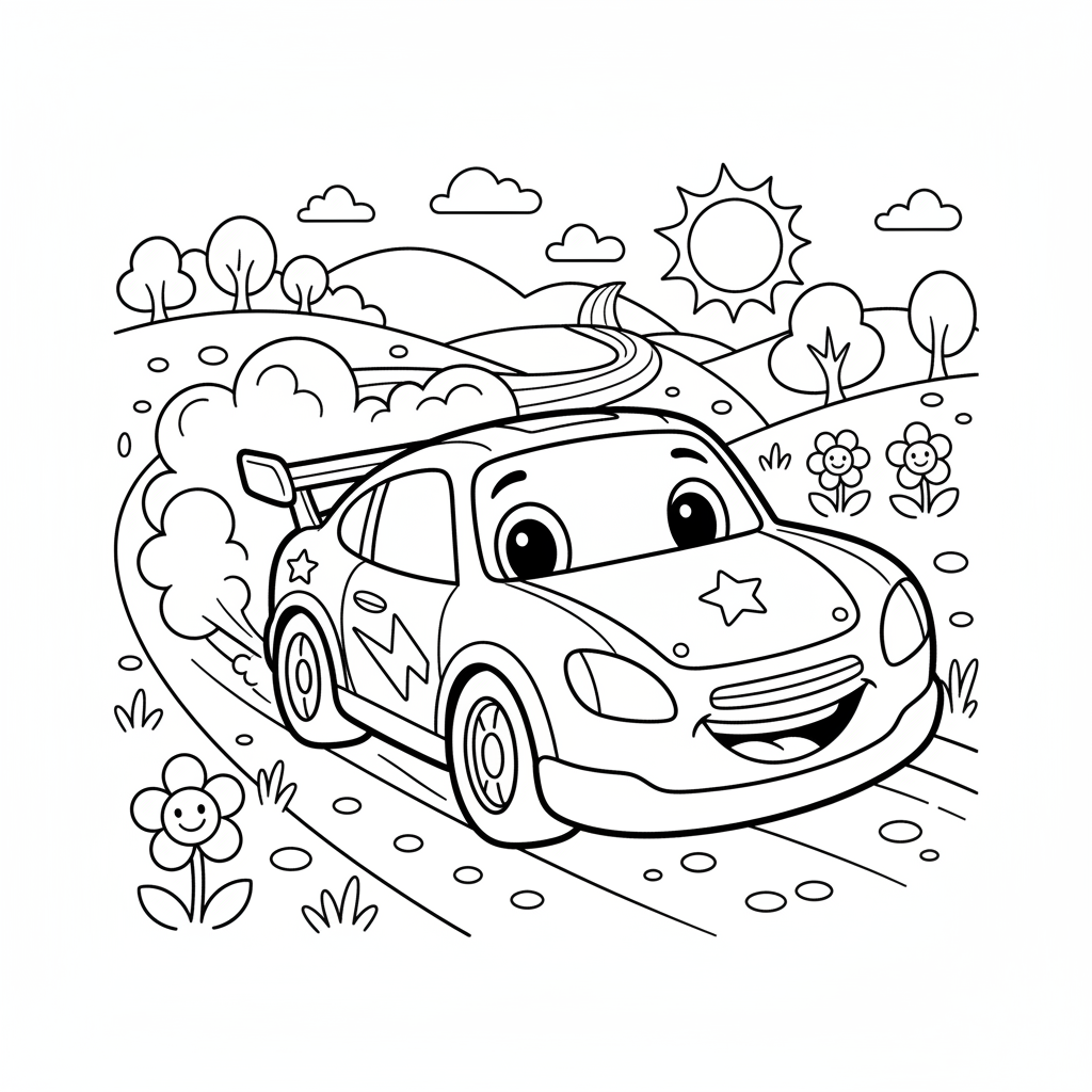 Coloriage dessin cars coloriage 3