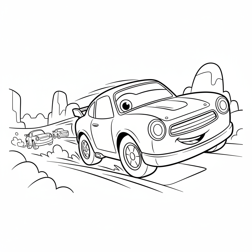 Coloriage dessin cars coloriage 5