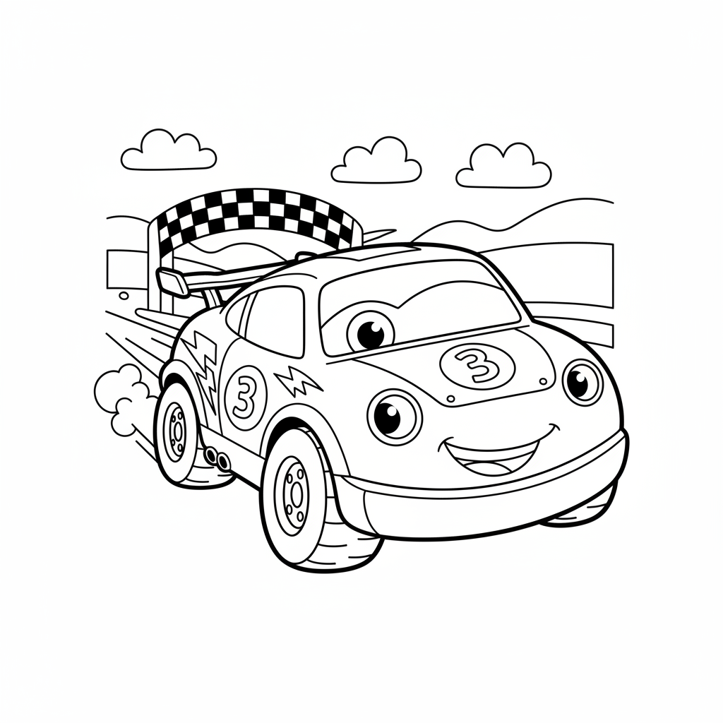 Coloriage dessin coloriage cars