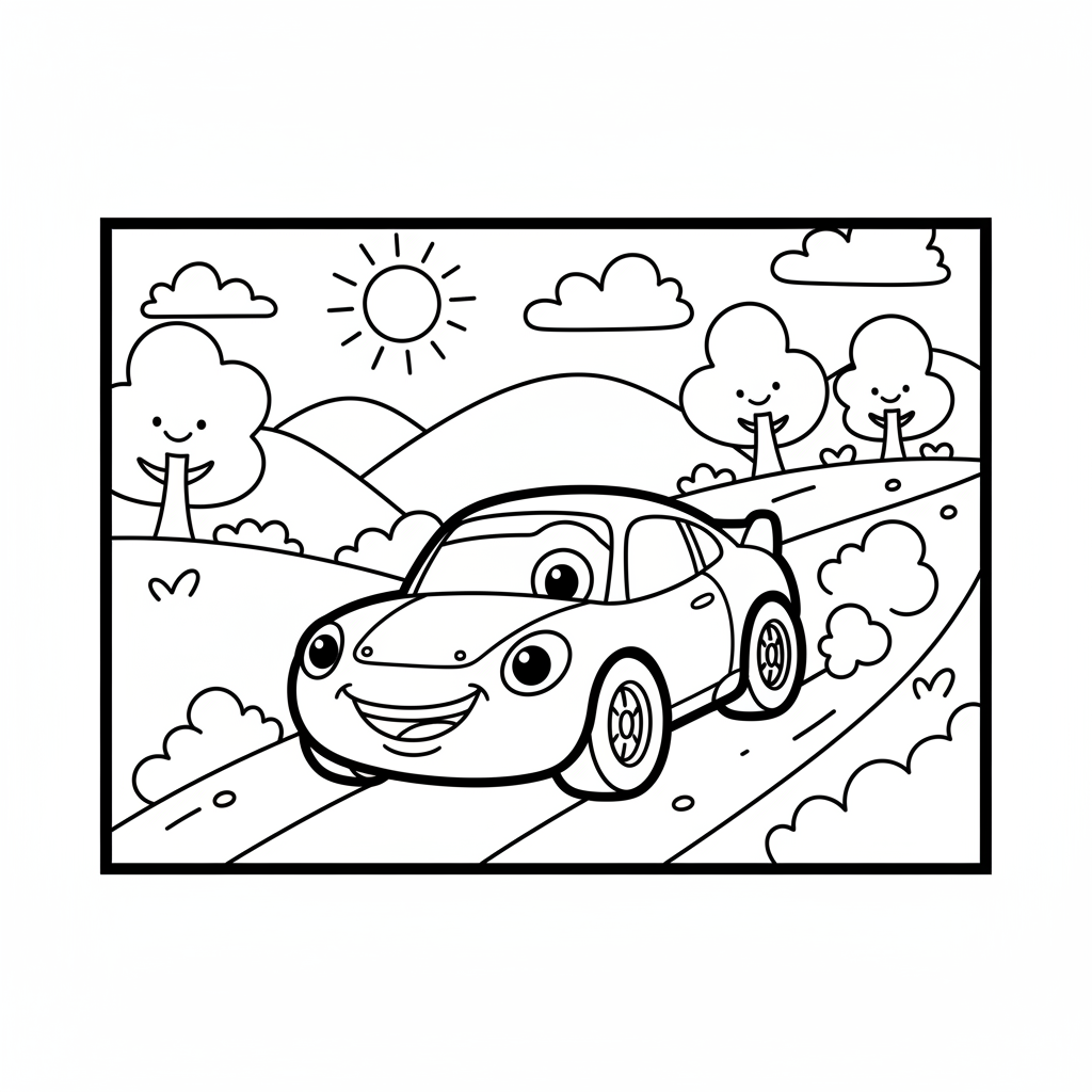 Coloriage dessin coloriage cars 3