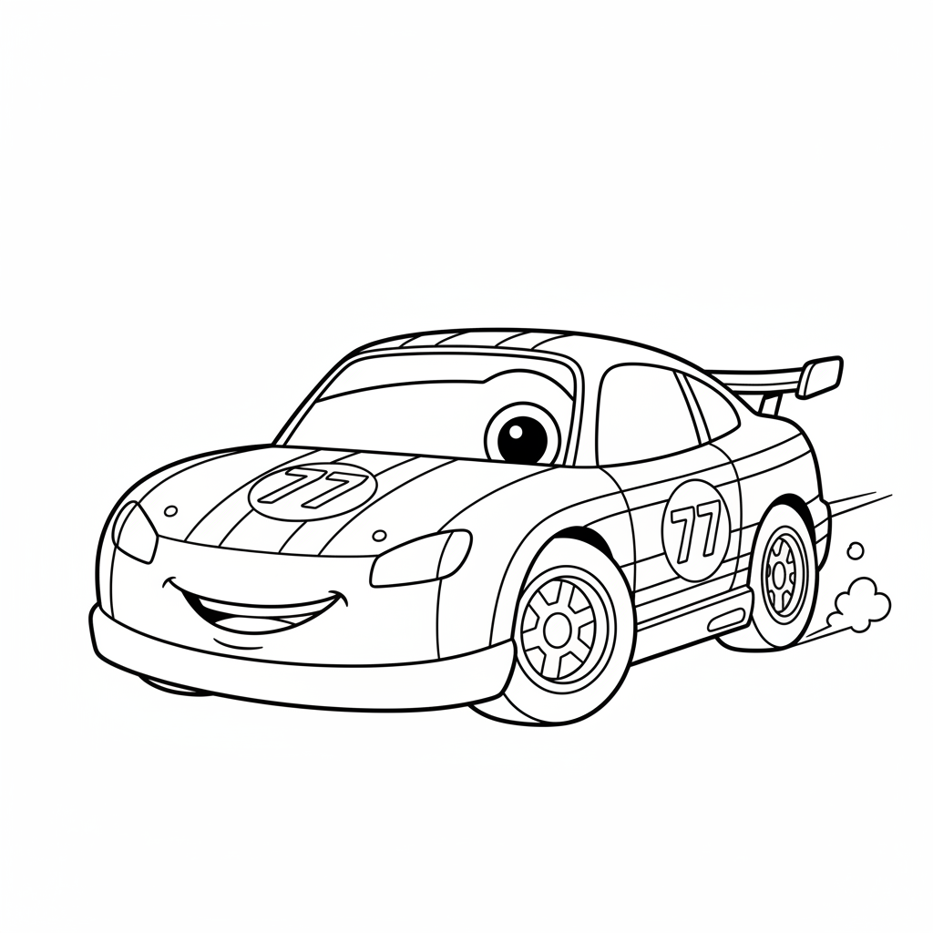 Coloriage dessin coloriage cars 4