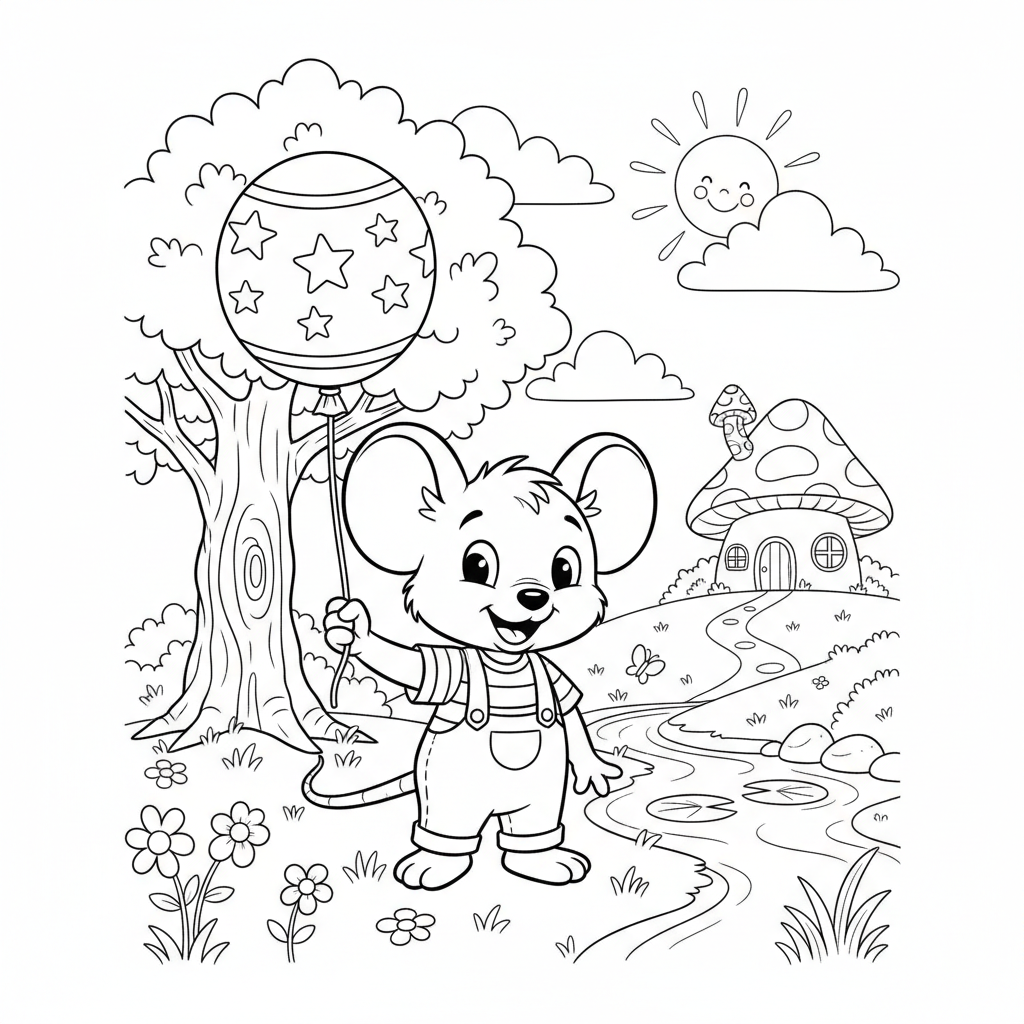 Coloriage dessin coloriage mickey 3