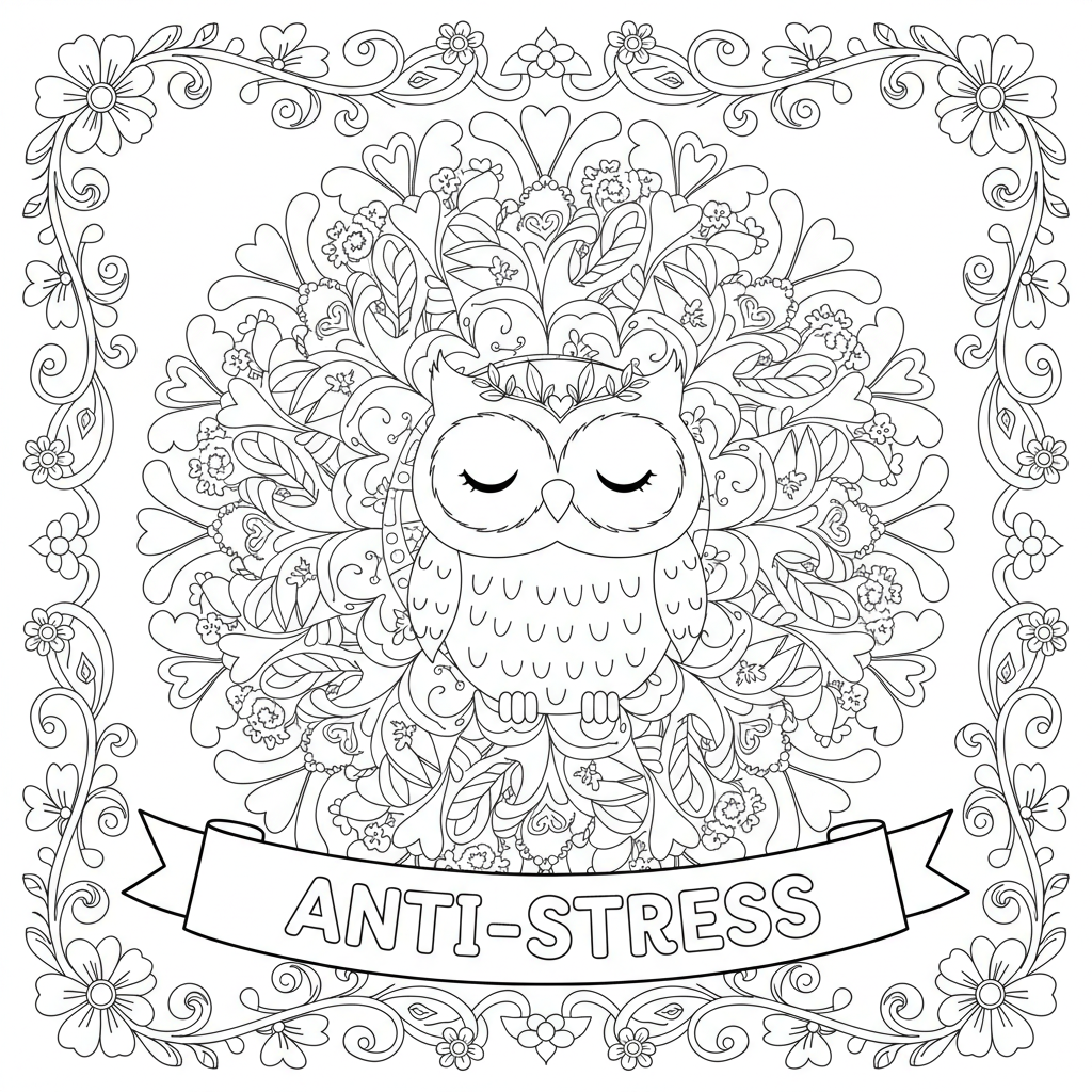 Coloriage dessin coloriage pour adulte 4