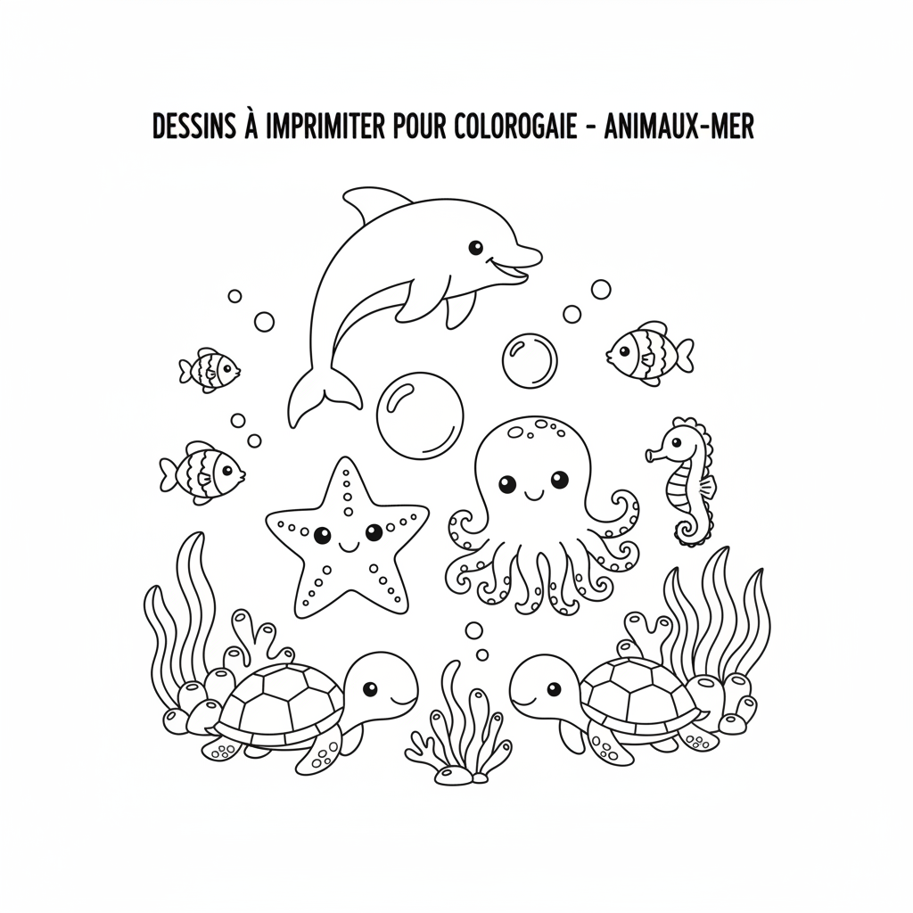 Dessins A Imprimer Pour Coloriage Gratuit pour Enfants