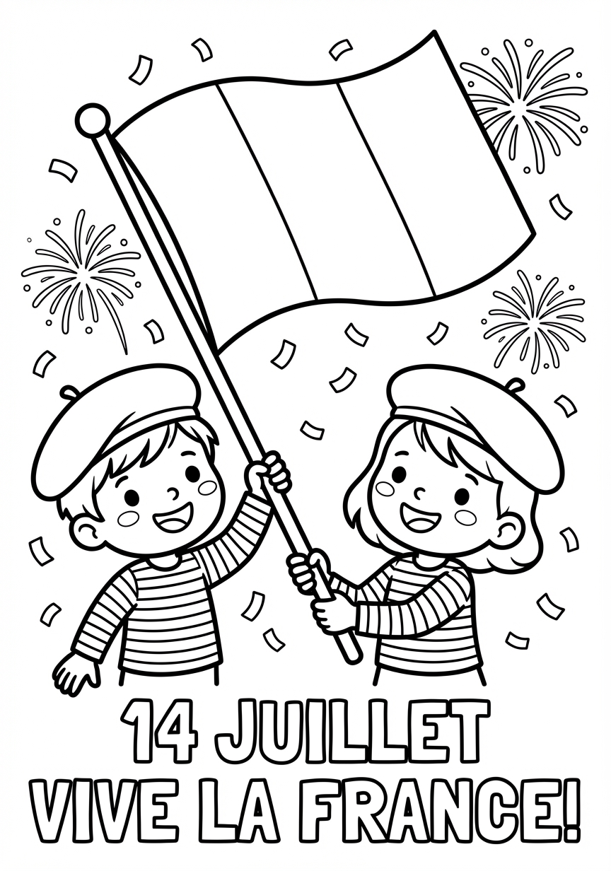 Coloriage drapeau france coloriage 5