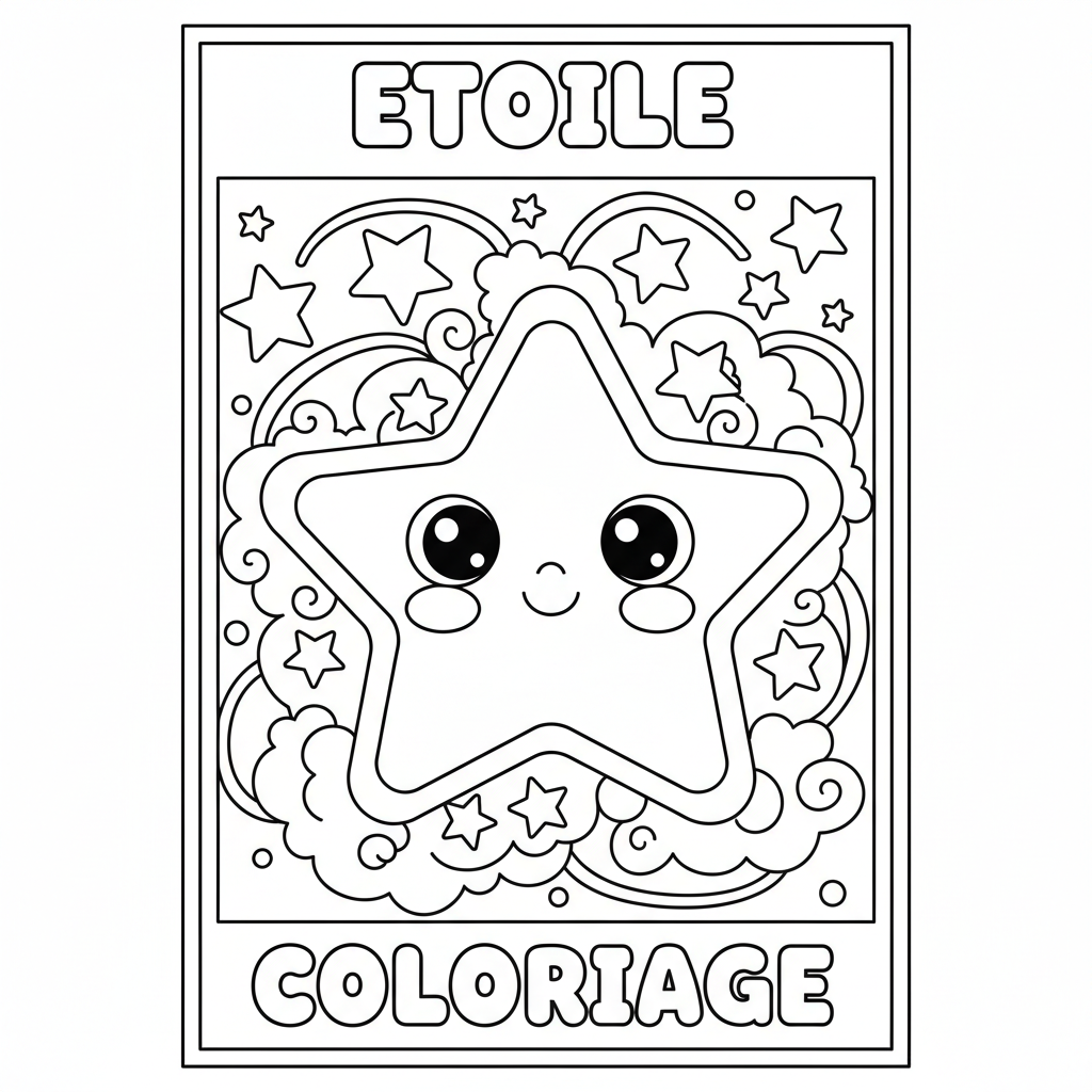 Coloriage etoile coloriage 1