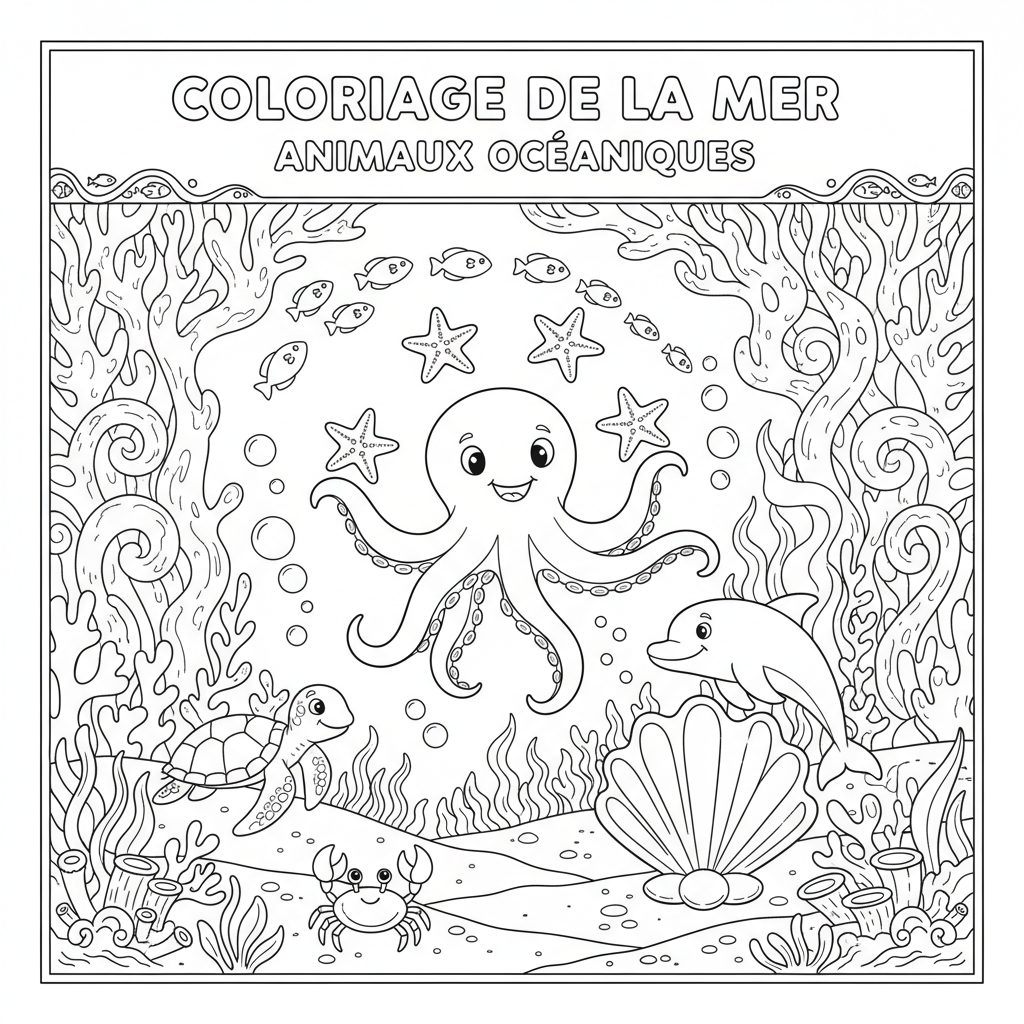 Coloriage forêt coloriage à imprimer animaux 5