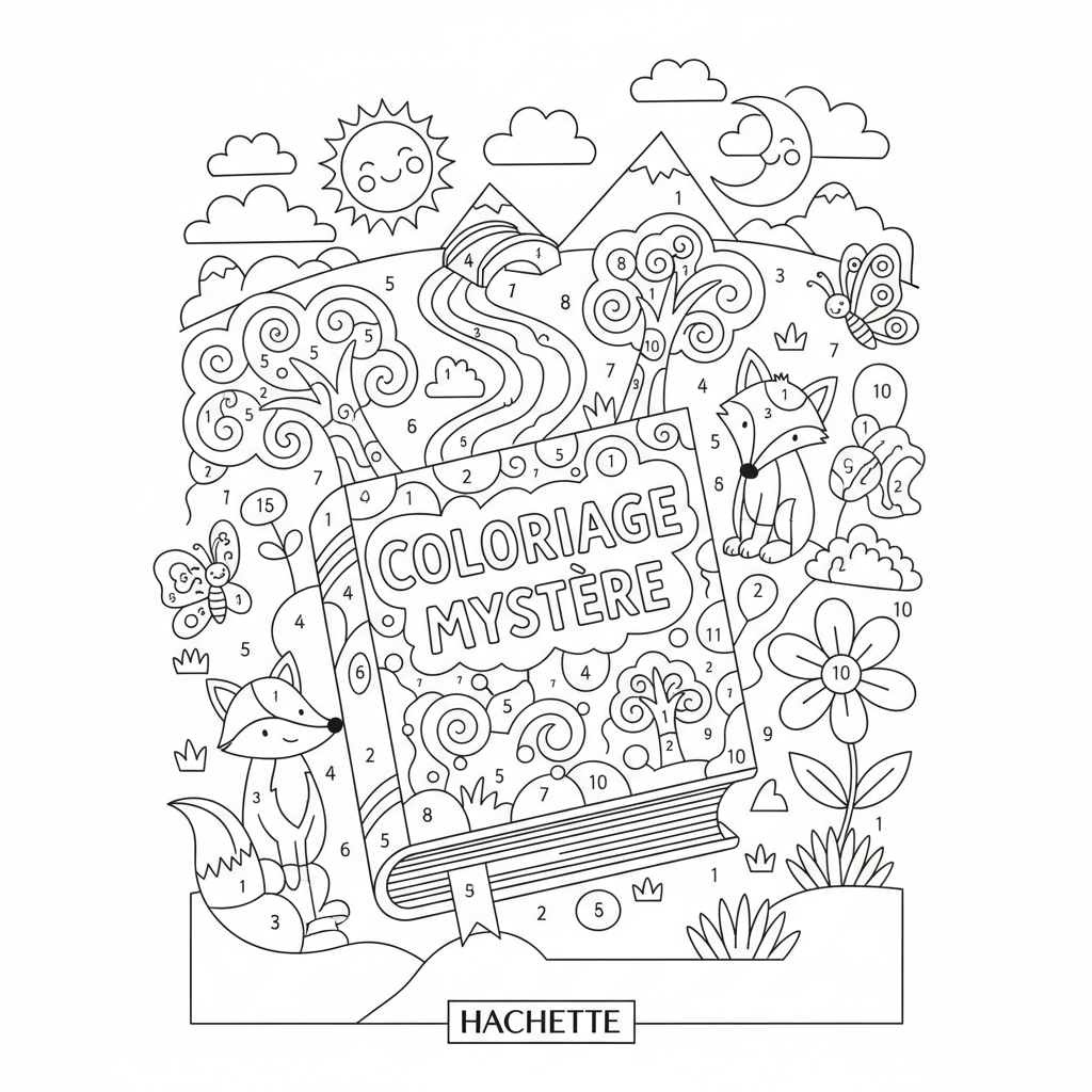 Coloriage hachette coloriage mystere 3
