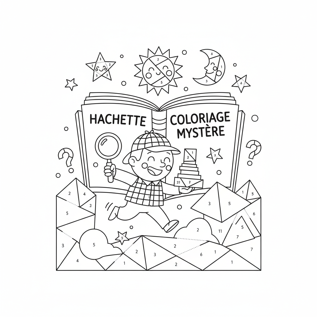 Coloriage hachette coloriage mystere 5