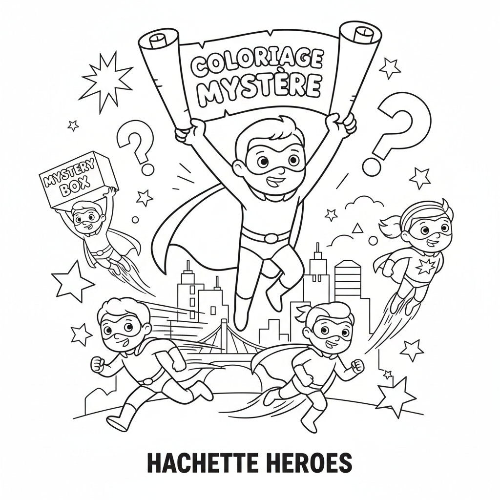 Coloriage hachette heroes coloriage mystere 5