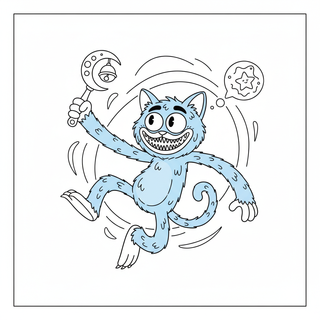 Coloriage huggy wuggy coloriage 5