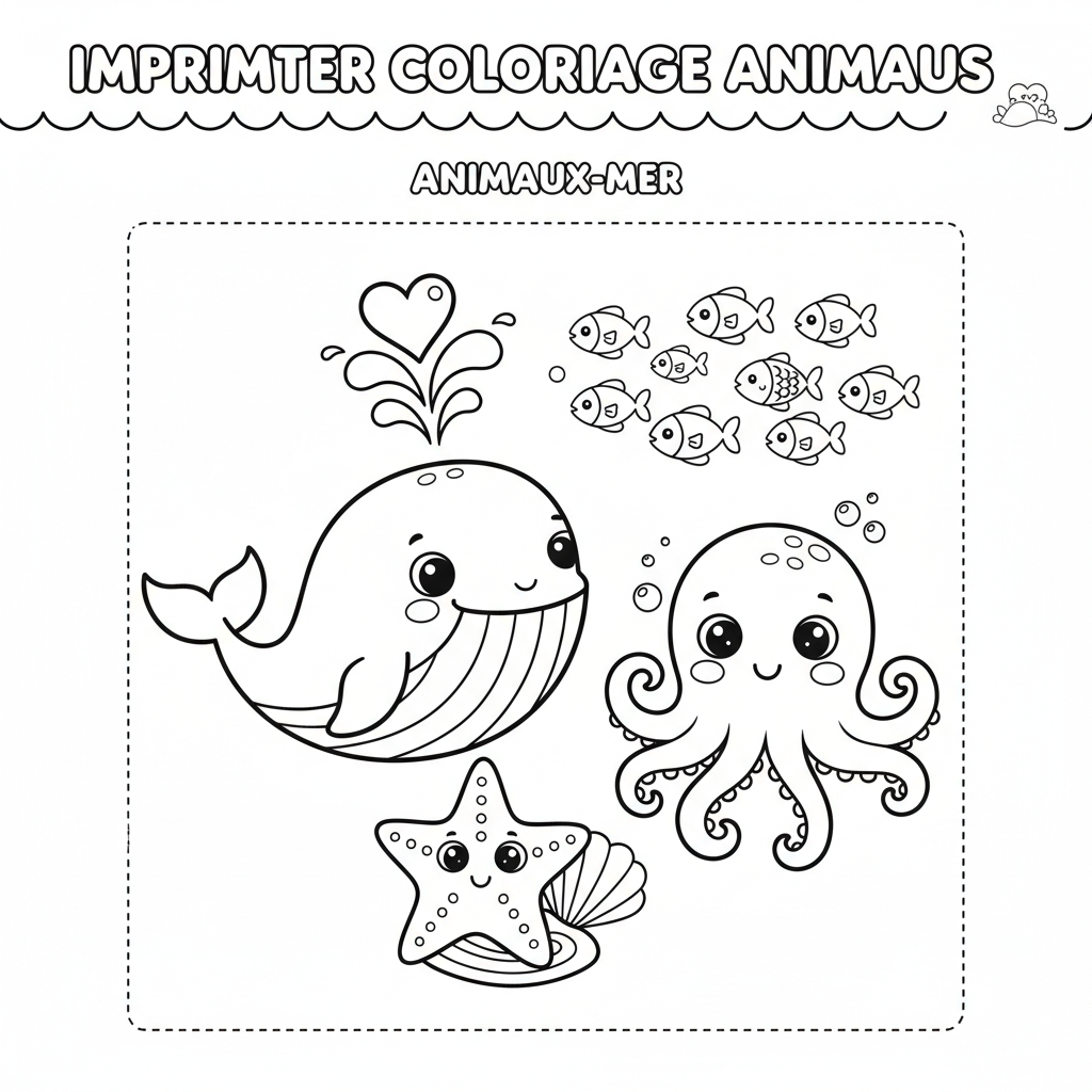 Coloriage imprimer coloriage animaux