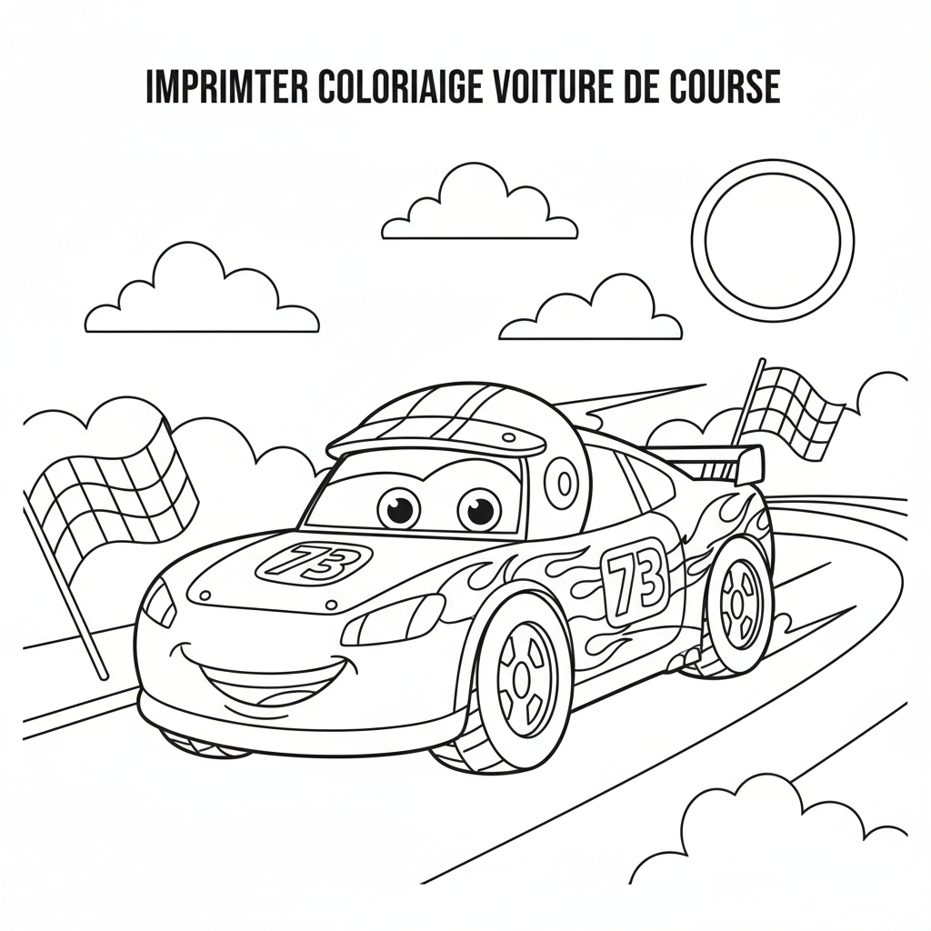 Coloriage imprimer coloriage cars 2