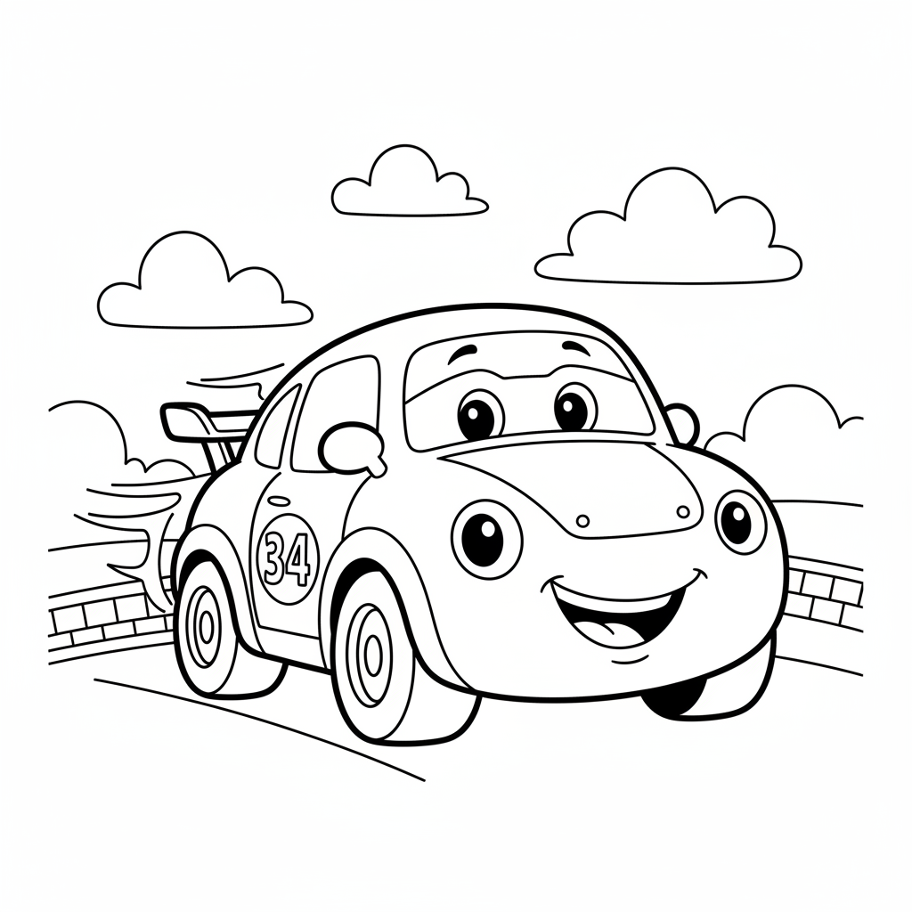 Coloriage imprimer coloriage cars 4