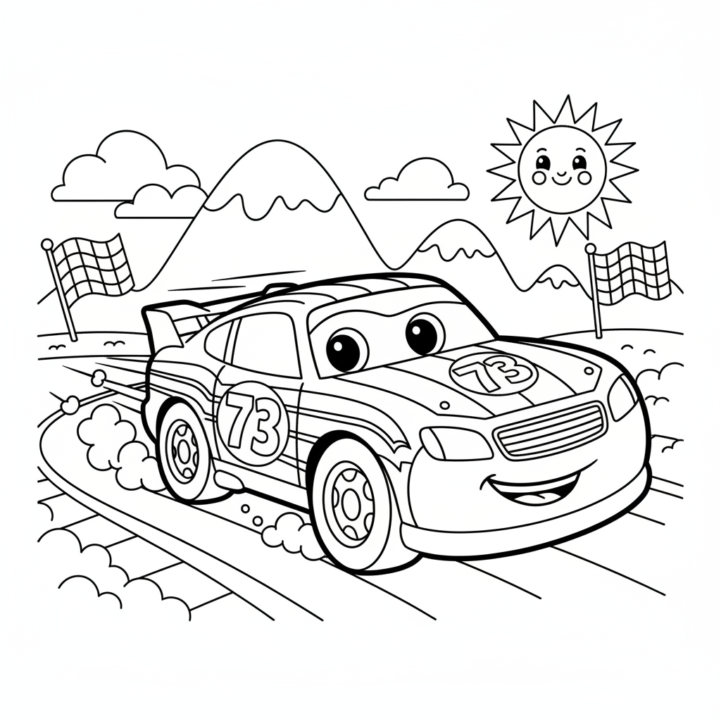 Coloriage imprimer coloriage cars gratuit 5