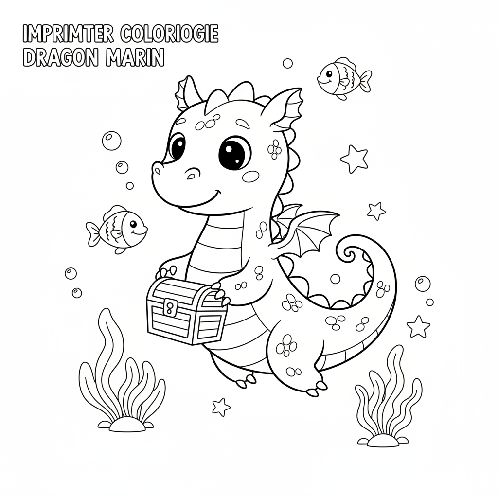 Coloriage imprimer coloriage dragon
