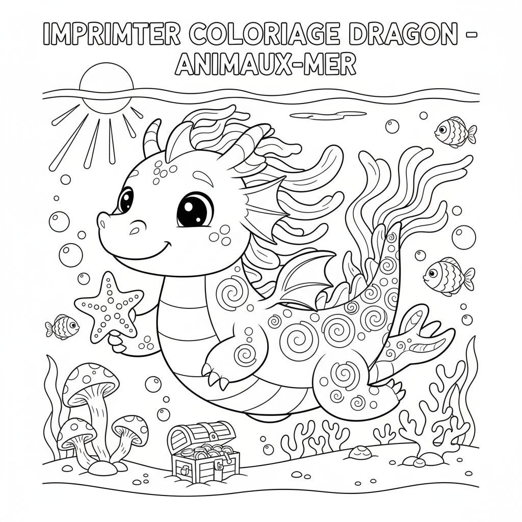 Coloriage imprimer coloriage dragon 3