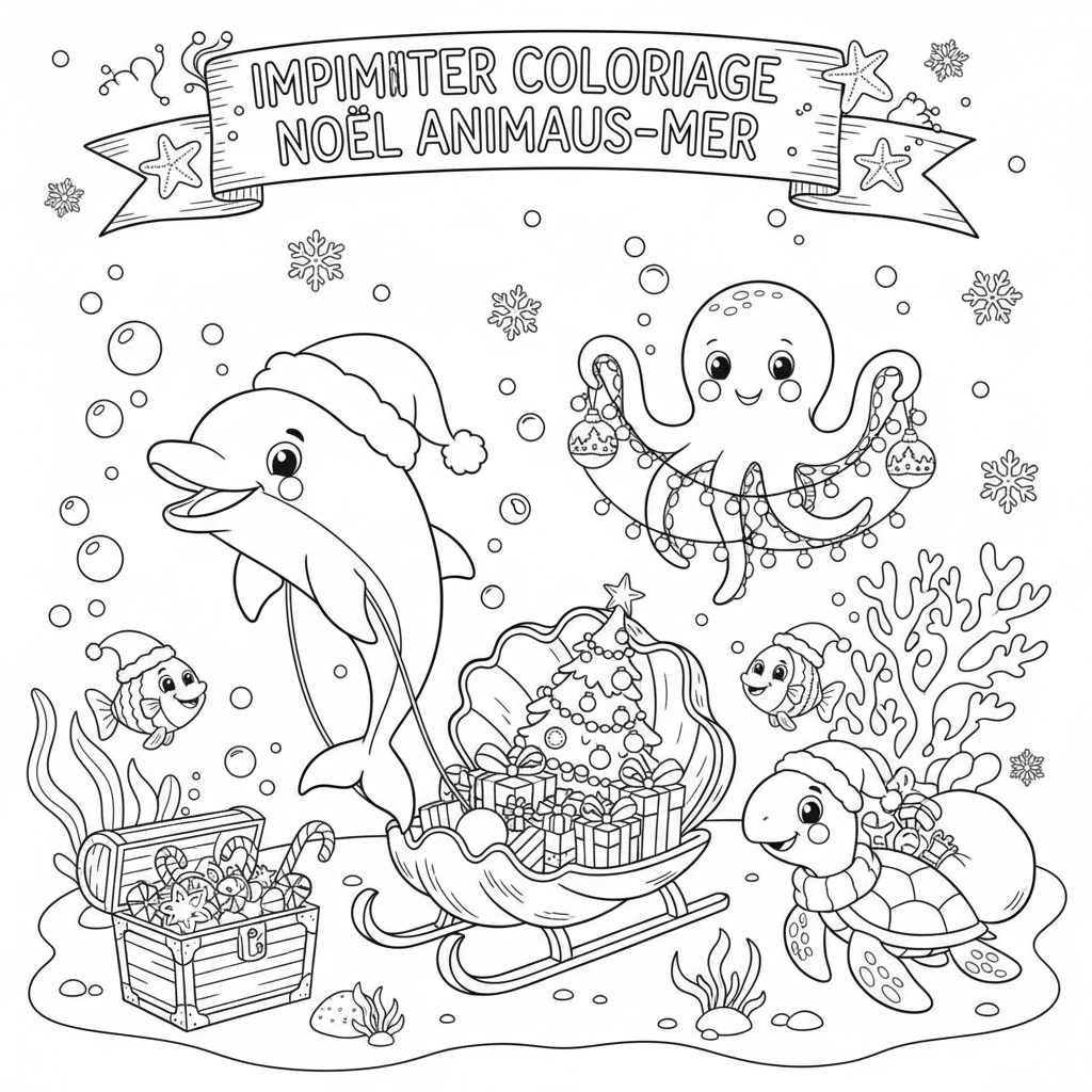 Coloriage imprimer coloriage noel 2