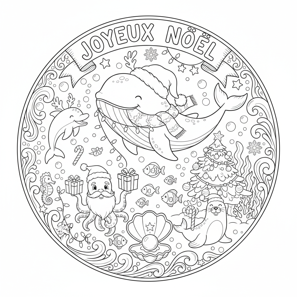 Coloriage imprimer coloriage noel 3