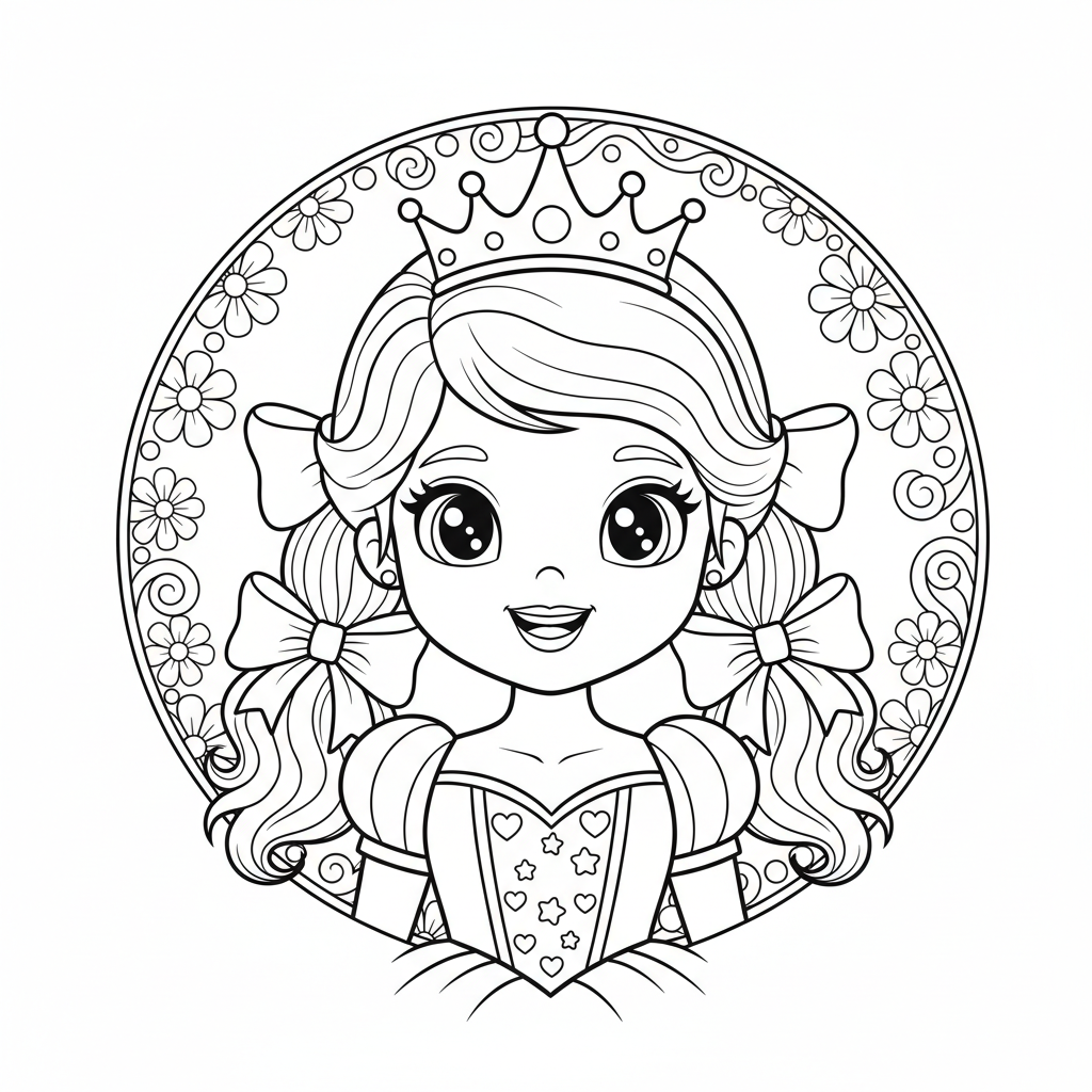 Coloriage imprimer coloriage princesse disney 4