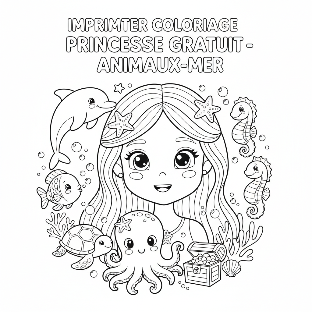 Coloriage imprimer coloriage princesse gratuit 4
