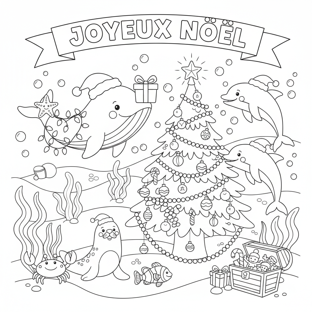 Coloriage imprimer des coloriage de noel 3