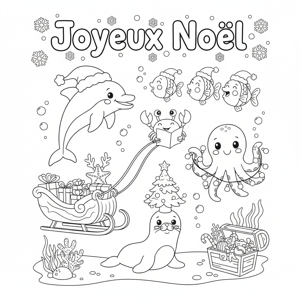 Coloriage imprimer des coloriage de noel 4