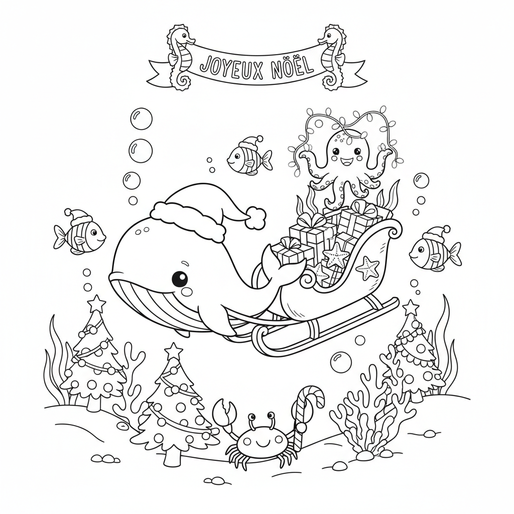 Coloriage imprimer un coloriage de noel 3