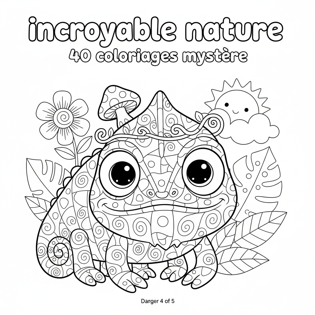 Coloriage incroyable nature 40 coloriages mystère 4