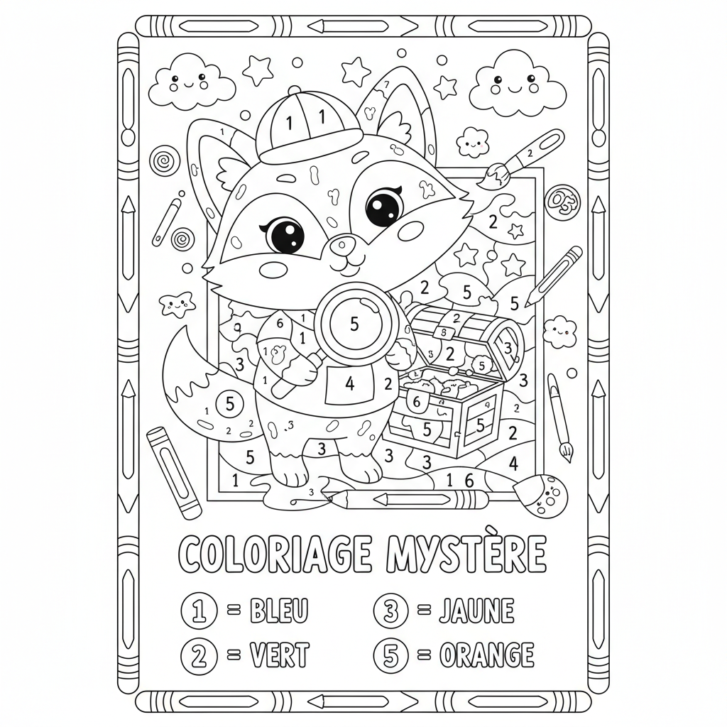 Coloriage jeux de coloriage par numero gratuit 4