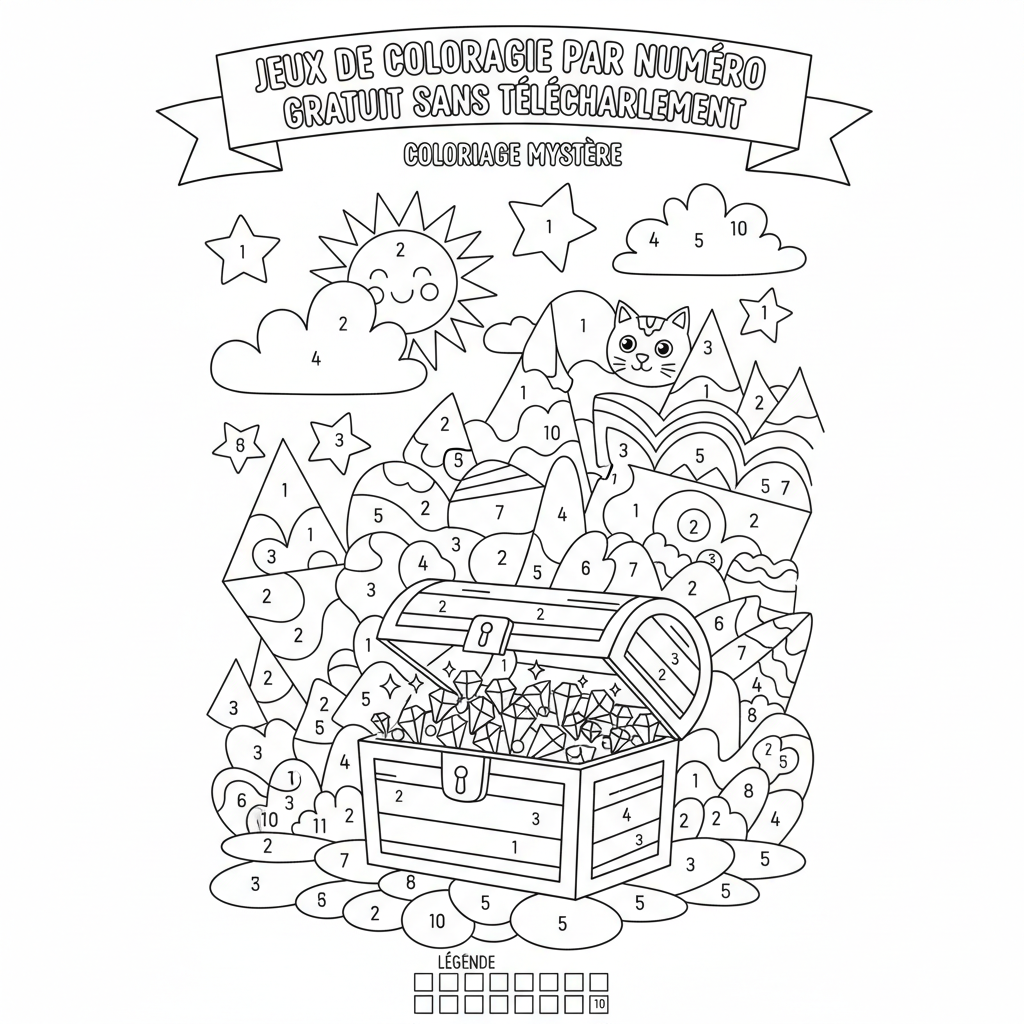 Coloriage jeux de coloriage par numéro gratuit sans telechargement 2