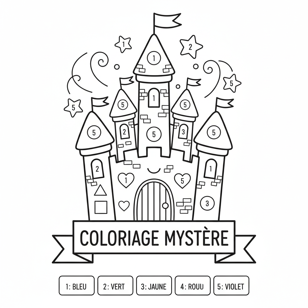 Coloriage Liste Coloriage Mystère Disney à Imprimer Gratuit