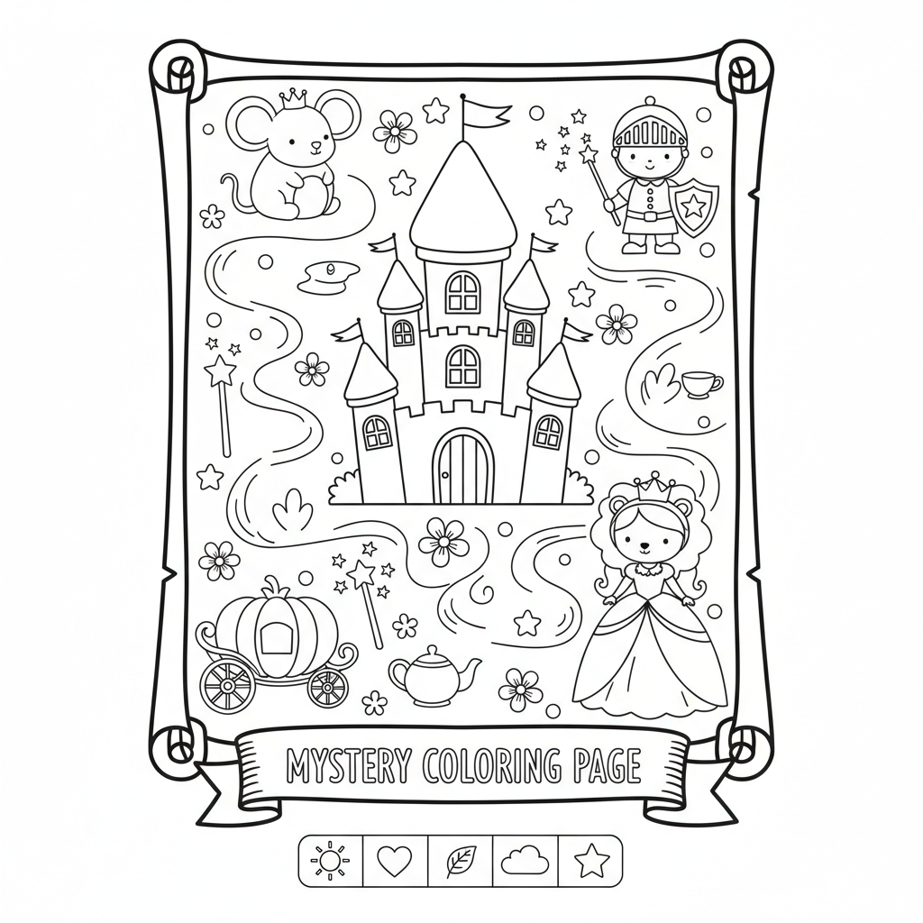 Coloriage Liste Coloriage Mystere Disney Gratuit à Imprimer