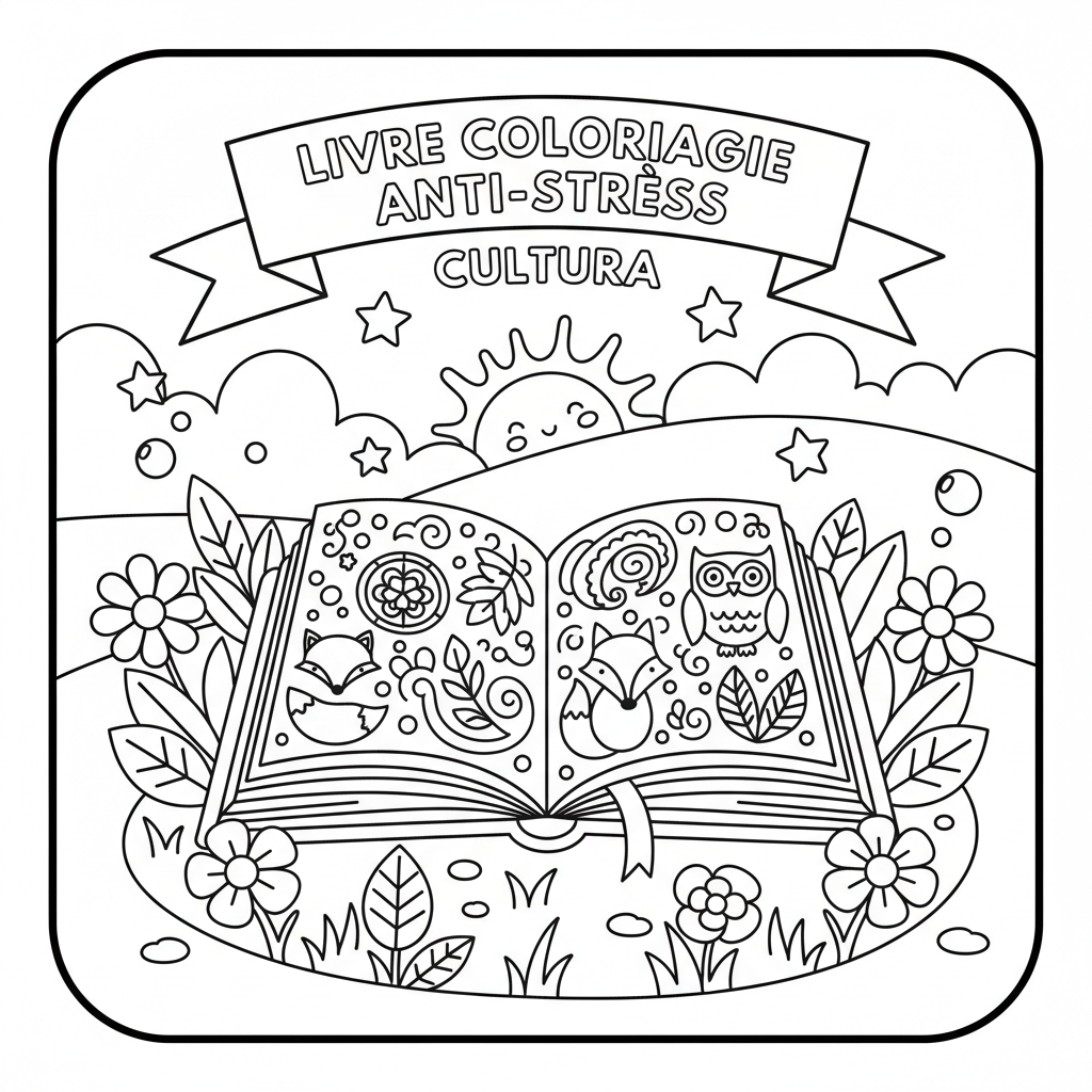 Coloriage livre coloriage adulte cultura 3