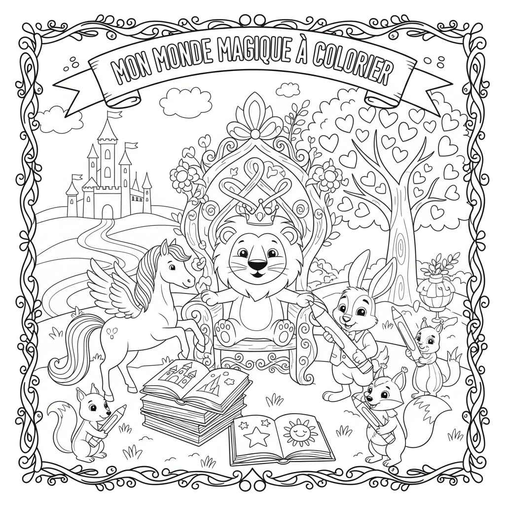 Coloriage livre coloriage adulte disney 2